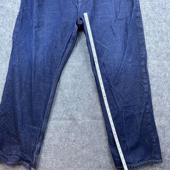 Rocawear Denim Company Jeans Mens 40 x 32 Dark Hip Hop Y2K Straight Baggy - Picture 7 of 10